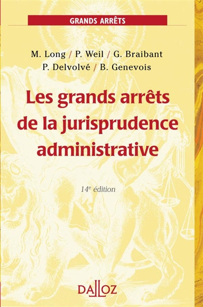 Product Image: Les grands arrêts de la jurisprudence administrative