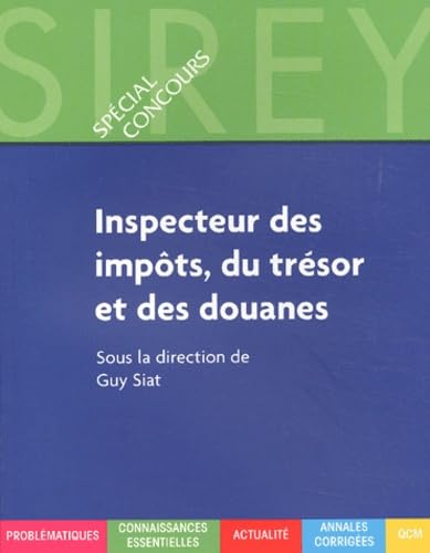 Inspecteur des impôts, du trésor et des douanes Books