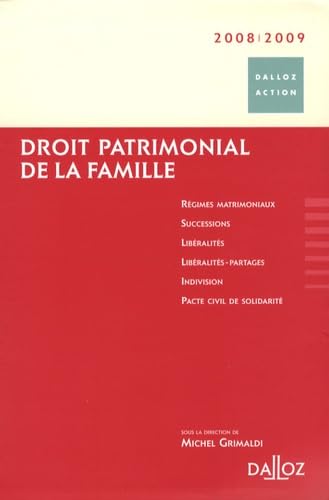 Droit patrimonial de la famille Books