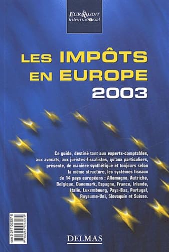 Les impôts en Europe: Edition bilingue français-anglais Books