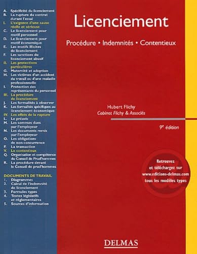Licenciements : Procédure - Indemnités - Contentieux book