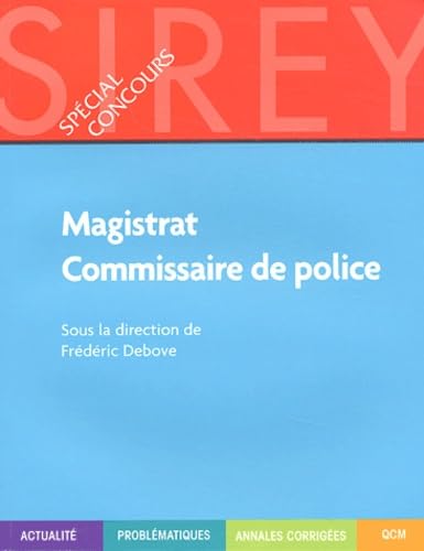 Magistrat - Commissaire de police book