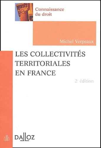 Les Collectivités territoriales en France book