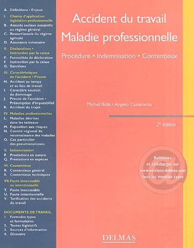 Accident du travail, maladie professionnelle: Procédure, indemnisation, contentieux Books