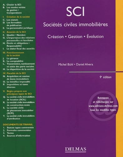 Sociétés civiles immobilières : Création, gestion, évolution Books