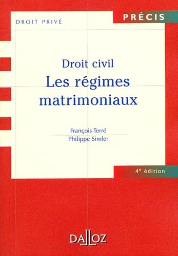 Droit civil : Les régimes matrimoniaux Books