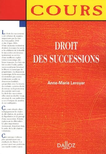 Droit des successions Books