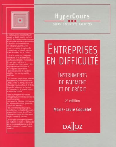 Entreprises en difficulté: Instruments de paiement et de crédit, Edition 2006 book