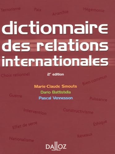 Dictionnaire des relations internationales : Approches, concepts, doctrines Books