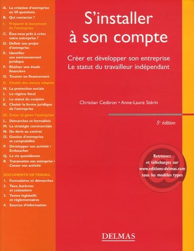 S'installer à son compte : Créer et développer son entreprise, Le statut du travailleur indépendant Books