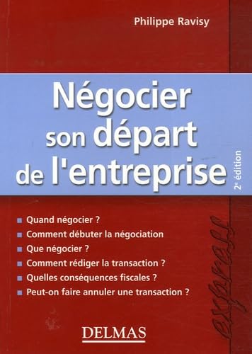 Négocier son départ de l'entreprise - 2e éd.: Delmas Express Children's books