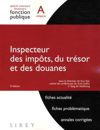 Inspecteur des impôts, du trésor et des douanes Books