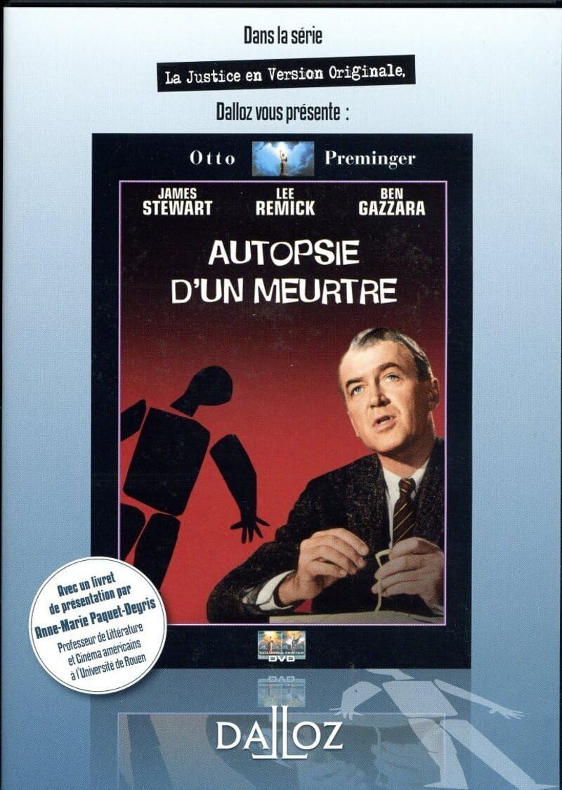 DVD "Autopsie d'un meurtre" 1 exemplaire 2008/2009 book