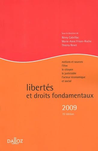 Libertés et droits fondamentaux book