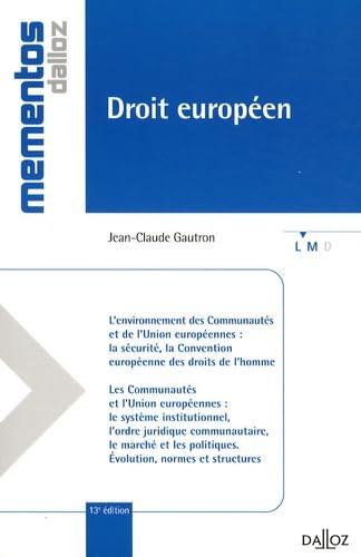 Droit européen Books