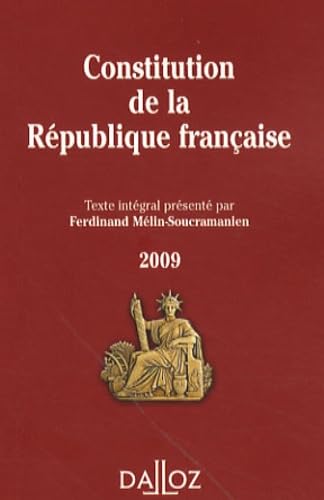 Constitution de la République francaise: Texte intégral de la Constitution de la Ve République Books
