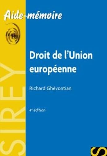 Droit de l'Union européenne Books