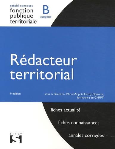 Rédacteur territorial: Fonction publique territoriale catégorie B book