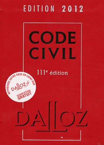 Droit civil 2012: Coffret 2 volumes : Code civil 2012, Lexique des termes juridiques book