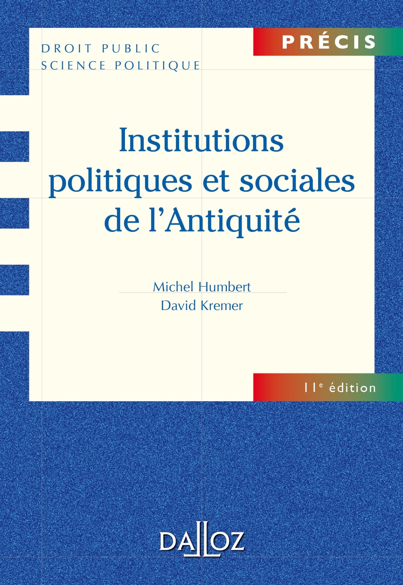 Institutions politiques et sociales de l'Antiquité Books