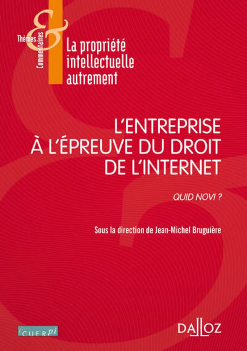 L'entreprise à l'épreuve du droit de l'Internet - Quid novi ? book
