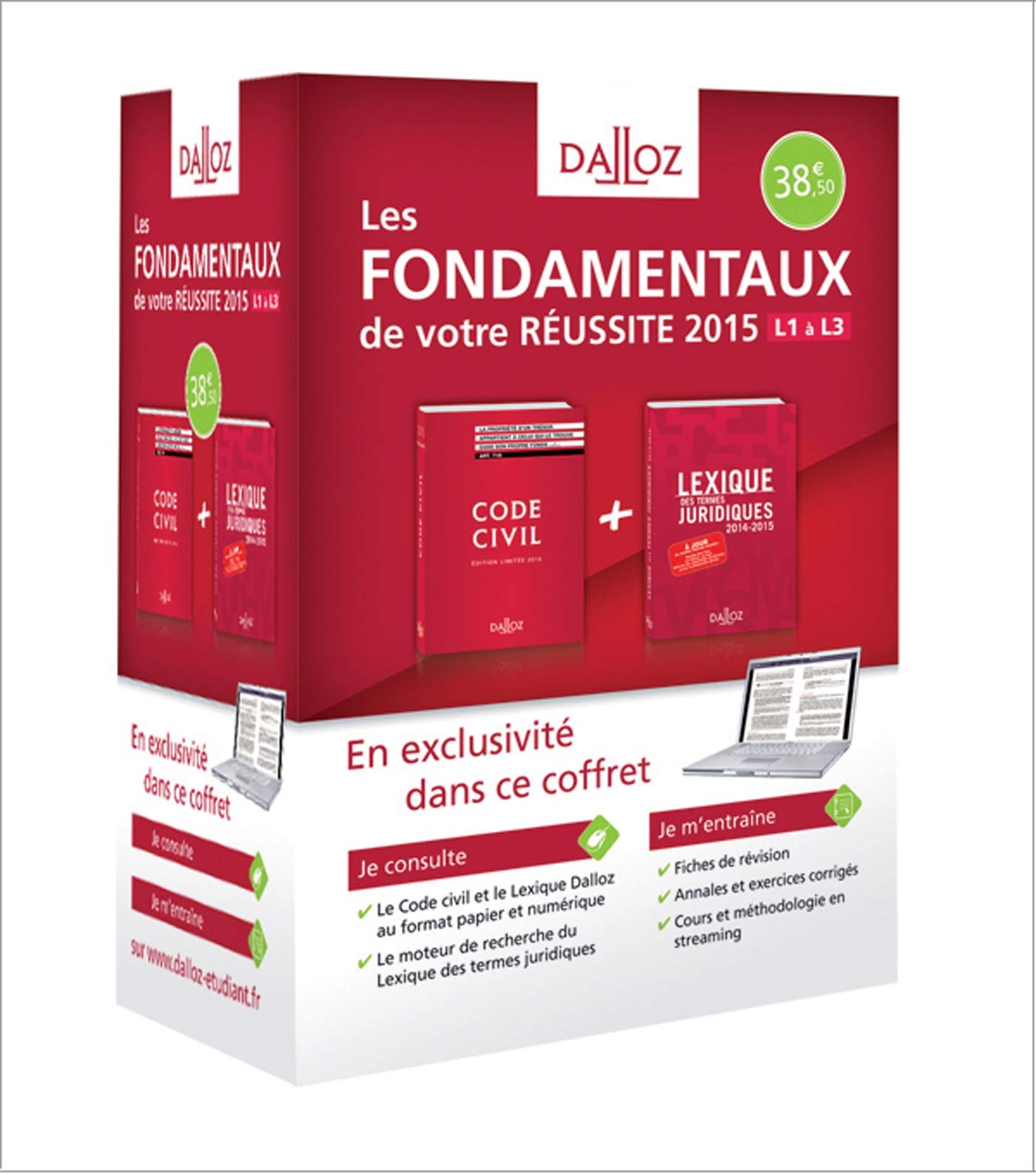 Les fondamentaux de votre réussite (L1 à L3): Coffret : Code civil 2015 + Lexique des termes juridiques 2014-2015 book