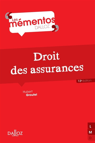 Product Image: Droit des assurances