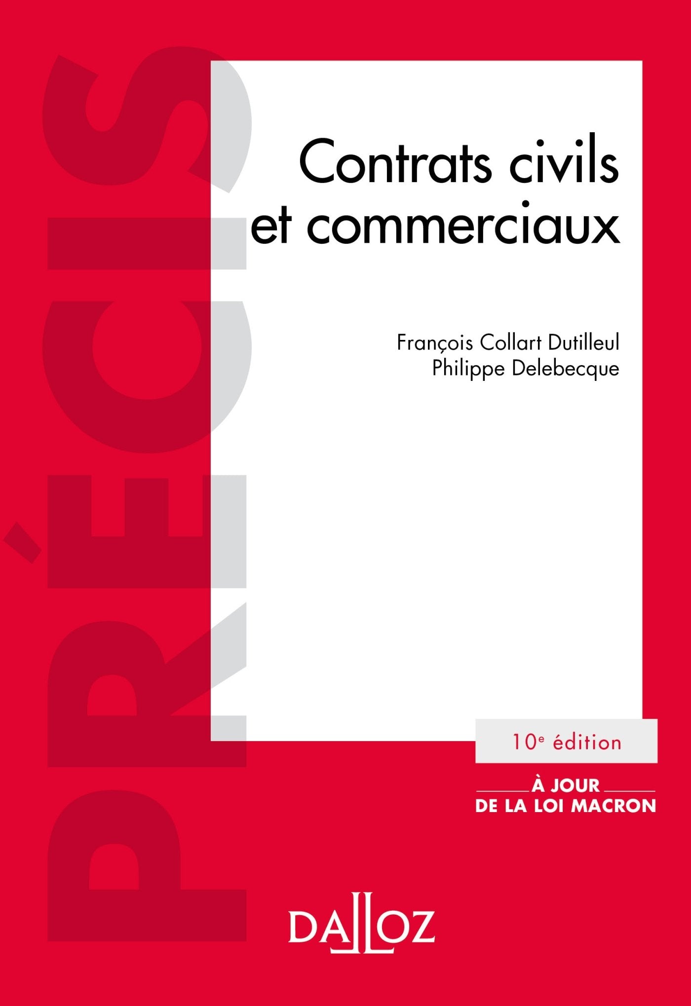 Contrats civils et commerciaux book