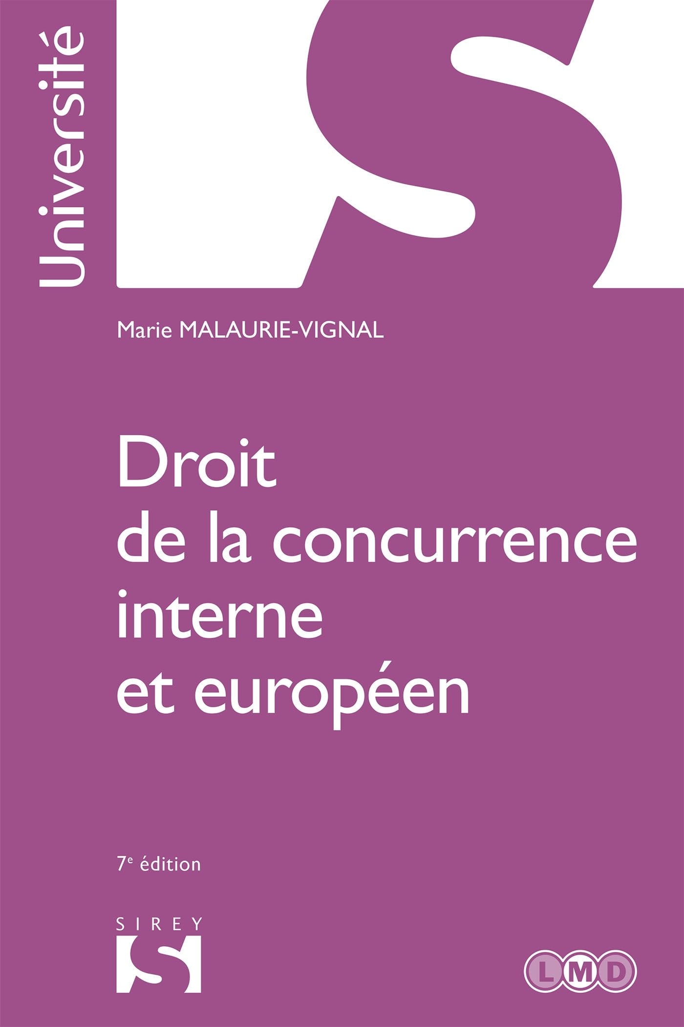 Droit de la concurrence interne et européen book