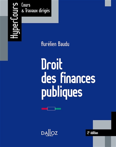 Product Image: Droit des finances publiques