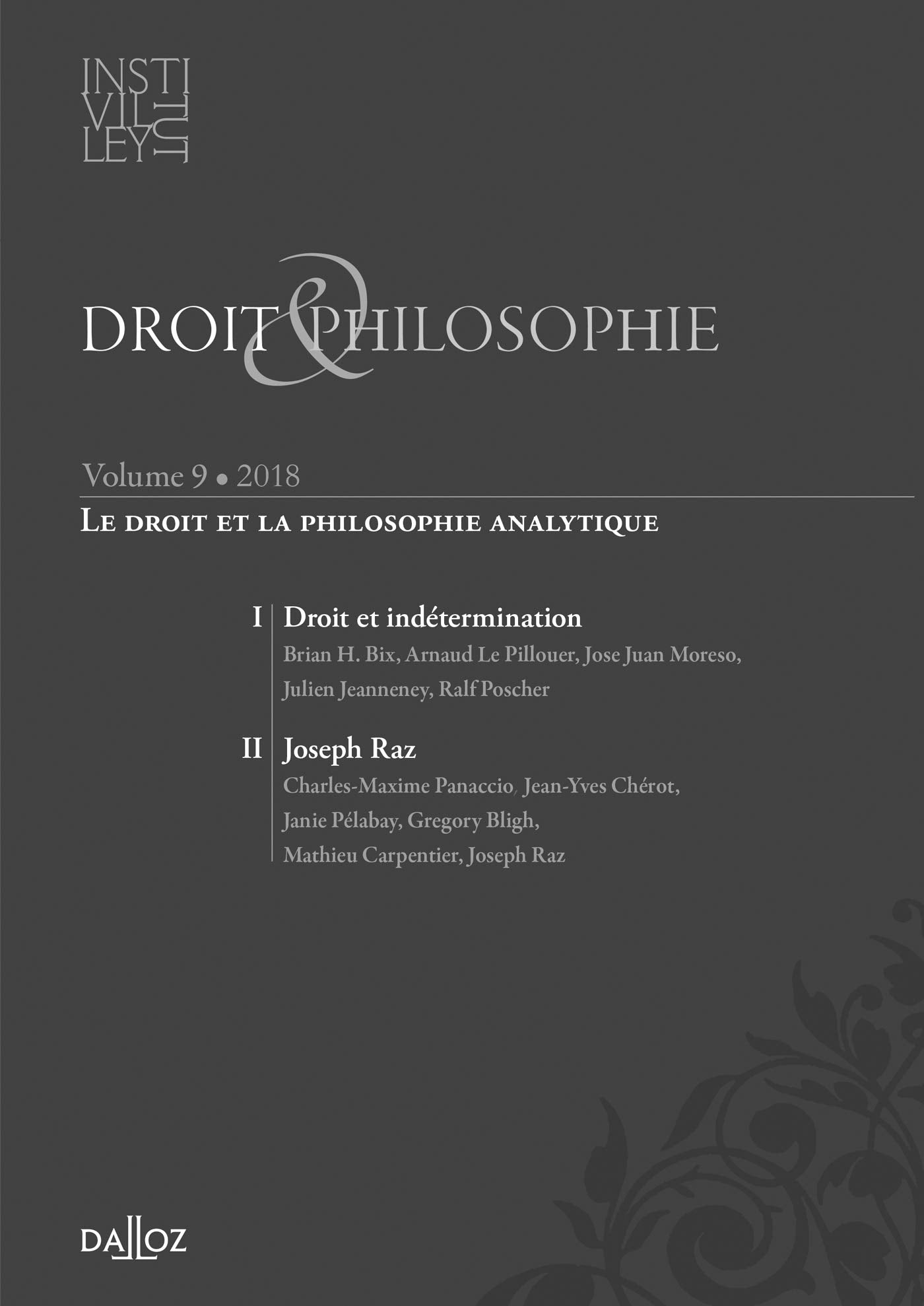 Droit & Philosophie - Le droit et la philosophie analytique - Volume 9 book
