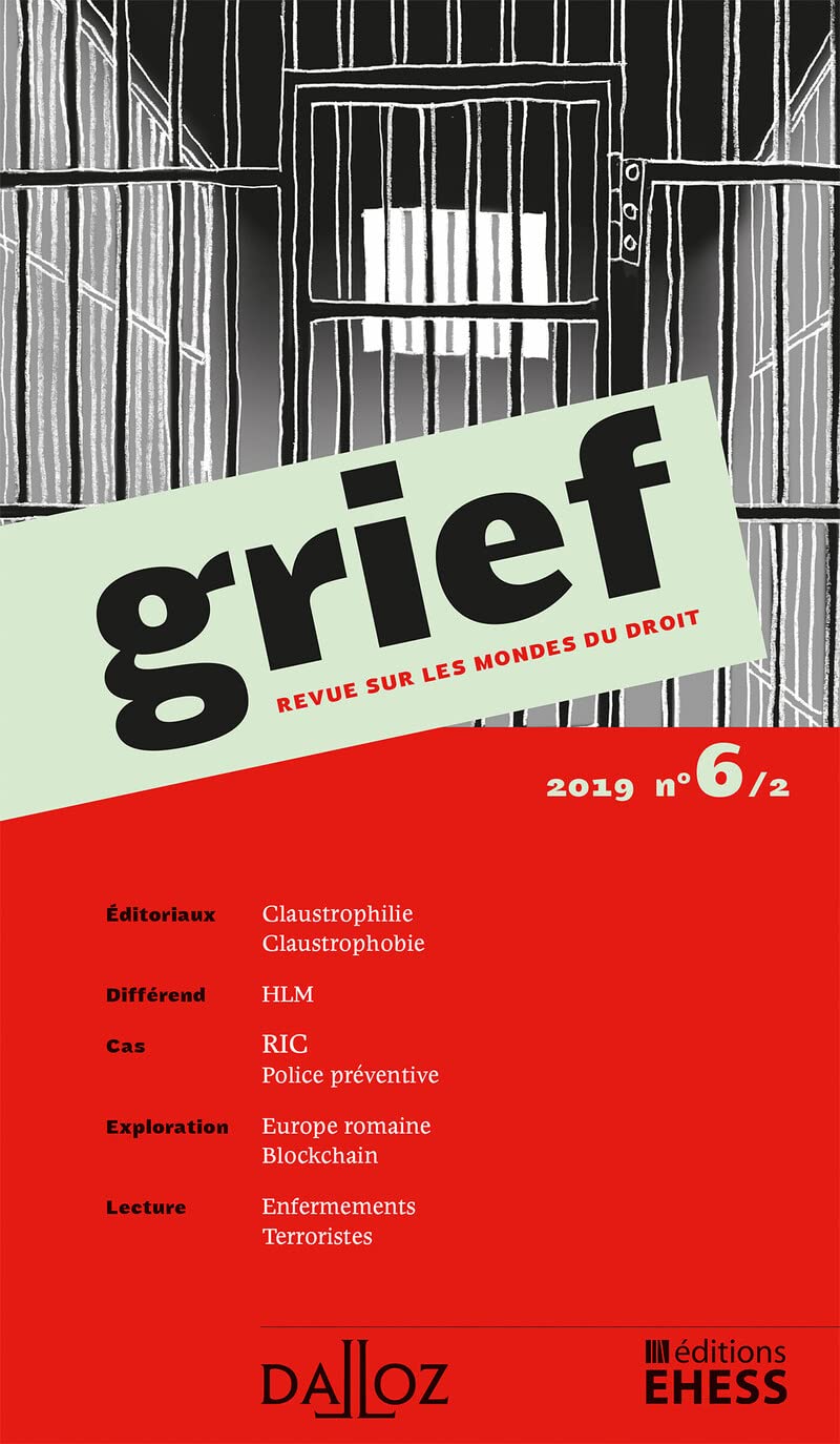 Grief. Revue sur les mondes du droit 2019 - N° 6 Partie 2 book