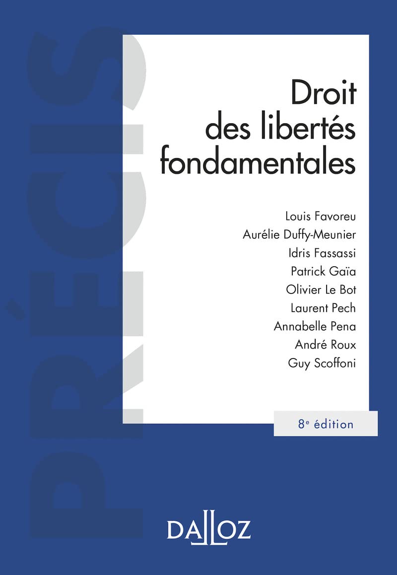 Droit des libertés fondamentales. 8e éd. book