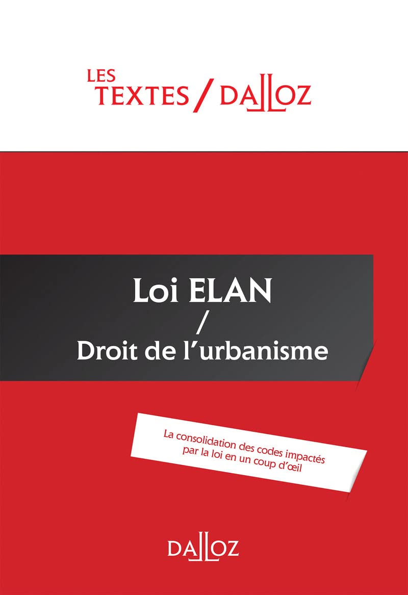 Loi ELAN / Droit de l'urbanisme Law