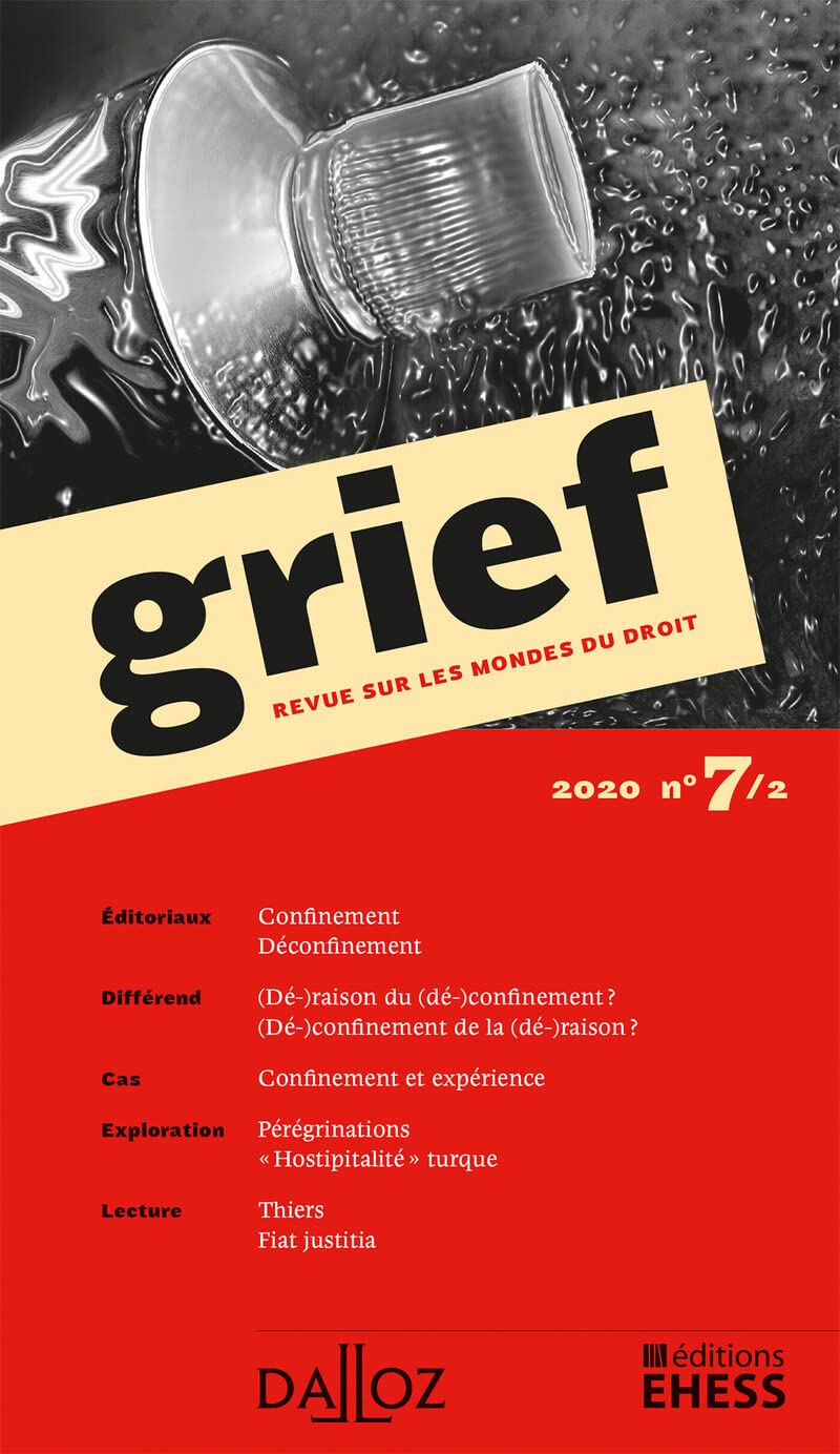 Grief, Revue sur les mondes du droit 2020 - N° 7 Partie 2 book