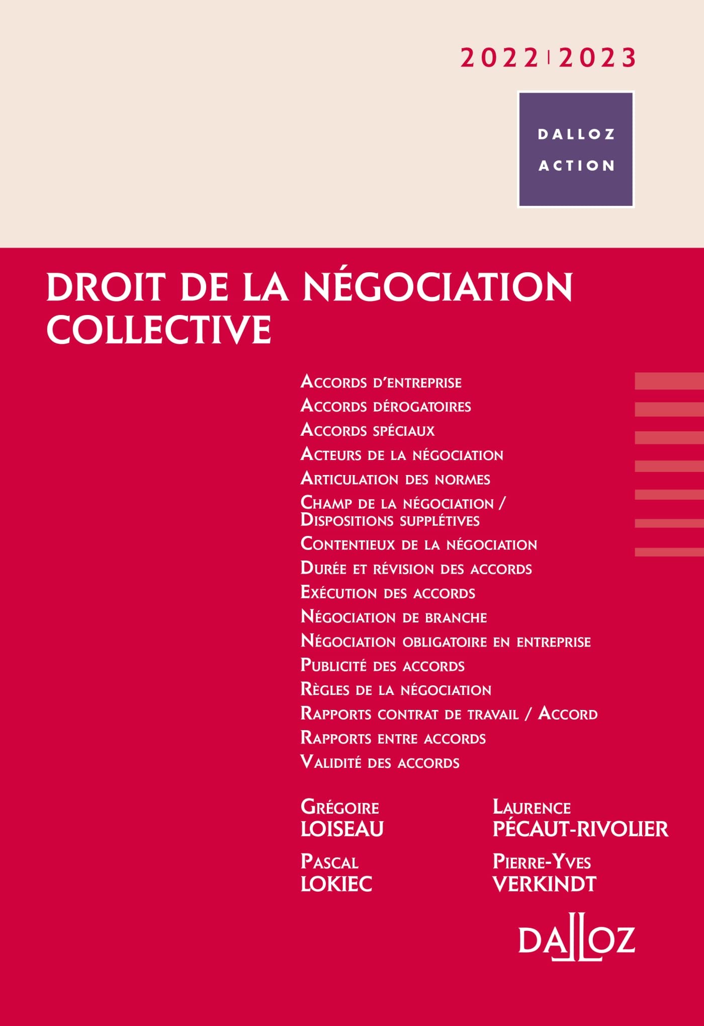 Droit de la négociation collective 2022/2023 Law