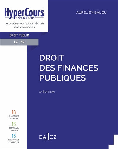 Product Image: Droit des finances publiques