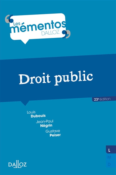 Product Image: Droit public