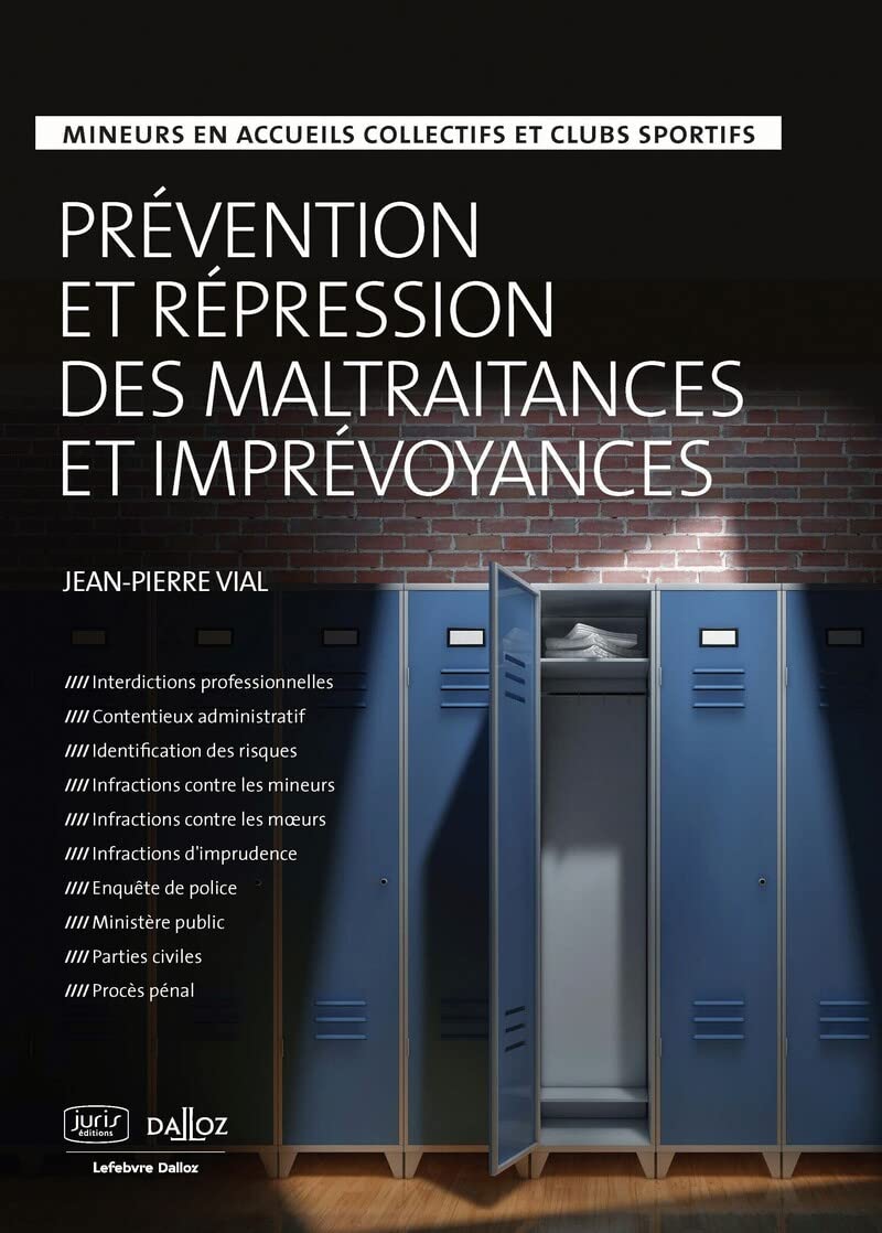 Prévention et répression des maltraitances et imprévoyances book