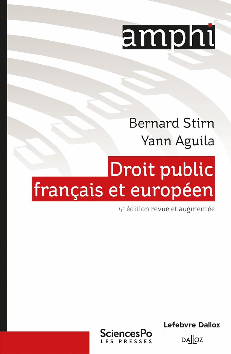 Droit public français et européen. 4e éd. Law