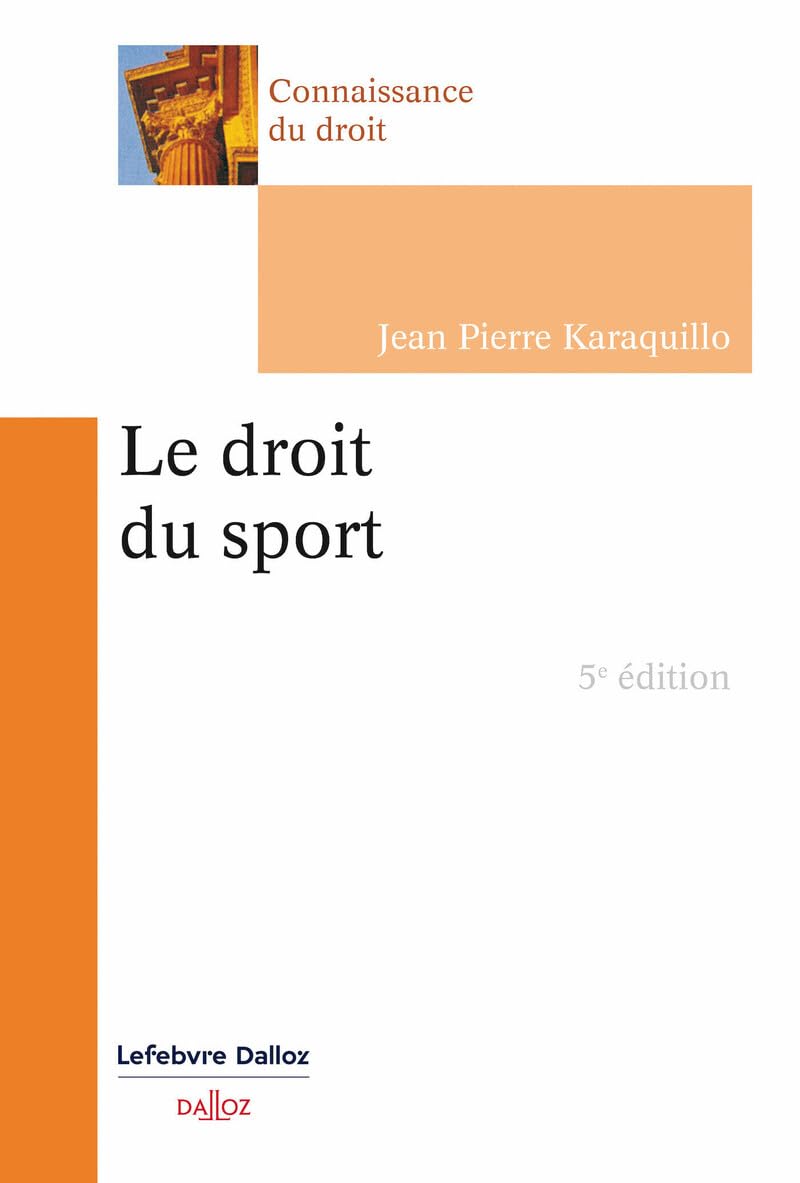 Le droit du sport. 5e éd. book