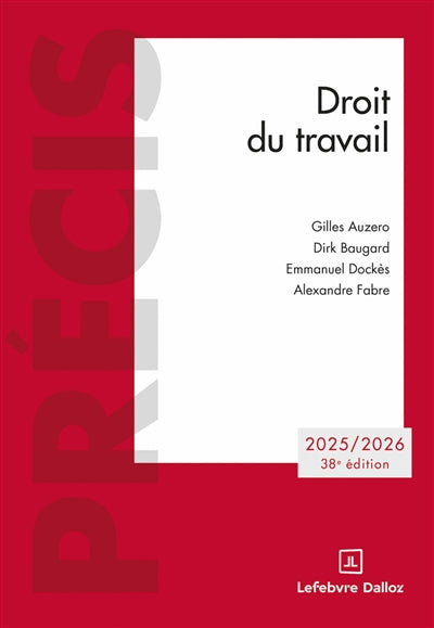Product Image: Droit du travail : 2025-2026