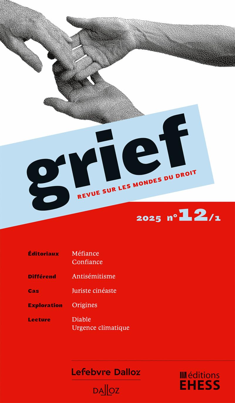 Grief, revue sur les mondes du droit, n° 12/1 book