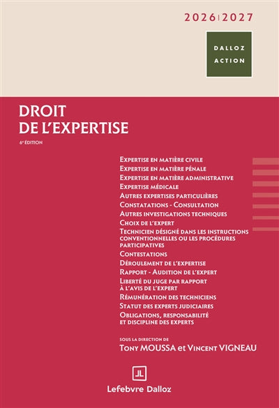 Product Image: Droit de l'expertise : 2026-2027