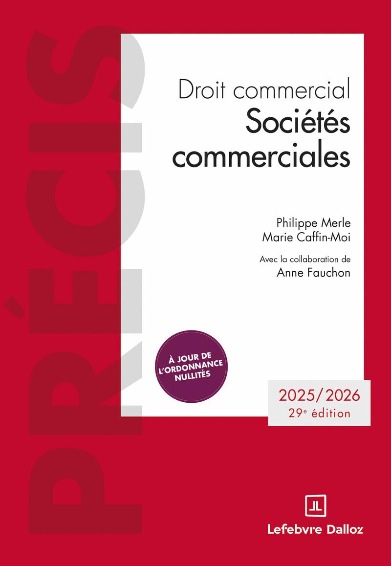 Droit commercial. Sociétés commerciales. 29e éd. - Edition 2026/2027 Law
