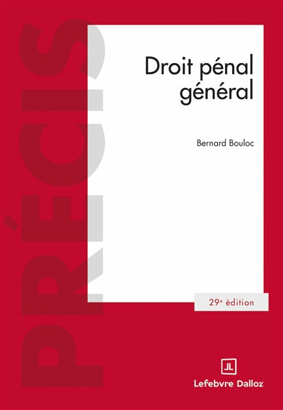 Product Image: Droit pénal général