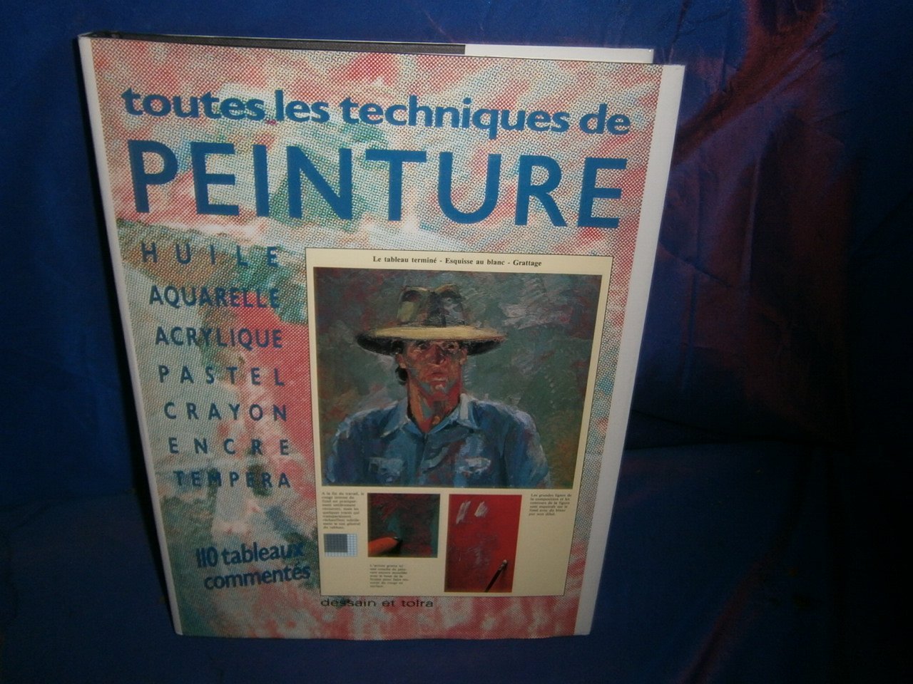 Toutes les techniques de peinture en plus de 110 tableaux commentés : Huile, aquarelle, acrylique, pastel, crayon, encre, tempera Books