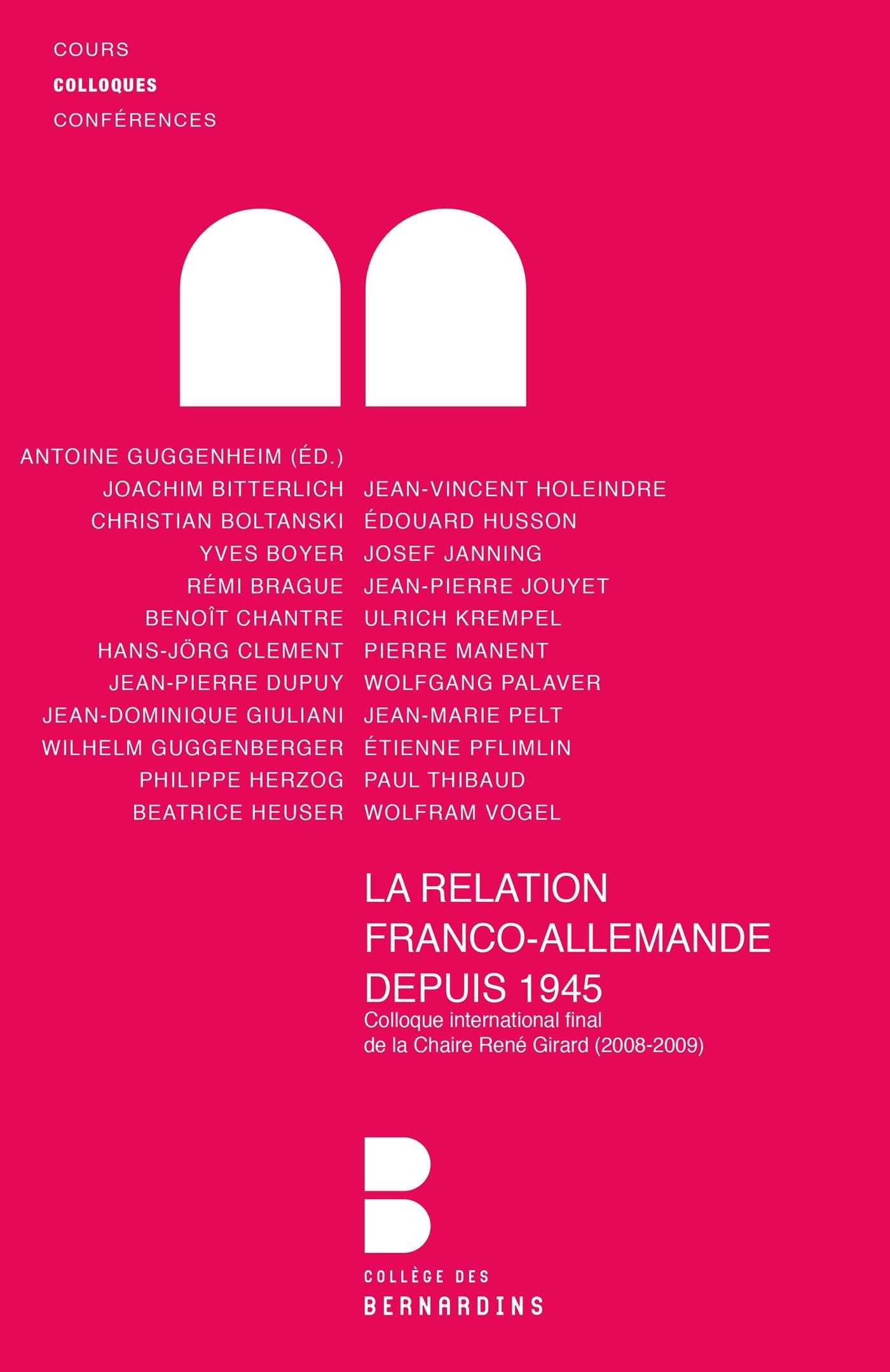 La relation franco-allemande depuis 1945 Books