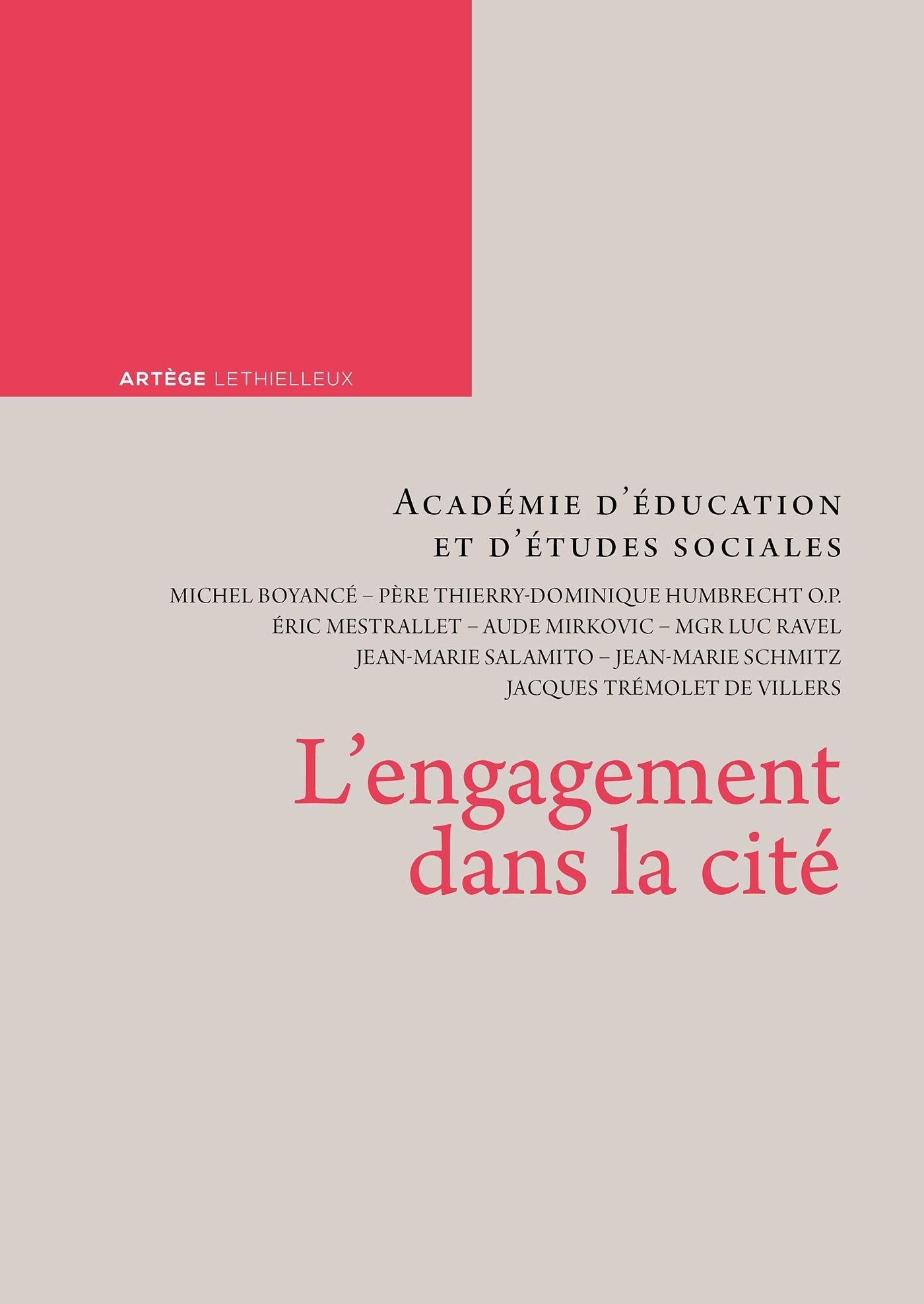 L'engagement dans la cité book