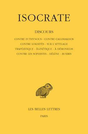 Discours. Vol. 1. Contre Euthynous. Contre Callimakhos. Contre Lokhitès Philosophy